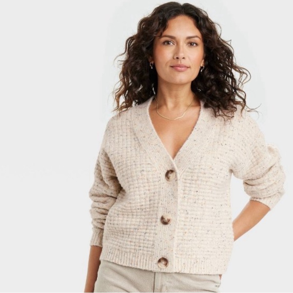 Cream cardigan